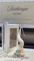 Candela artigianale Napul è in cera di soia Parthenope Home